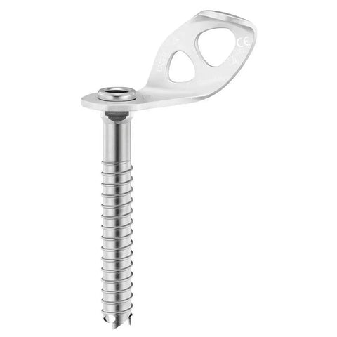 Laser Ice Screw For Ice Climbing, Lightweight Steel Screw with TriToothed Drill Tip For Fast Bite And Secure Placements, 17 Cm Length