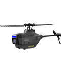 C127AI Scout RC Drone with brushless single rotor, 1080P camera, 2.4G 4CH, for indoor outdoor flying, barometer altitude hold.