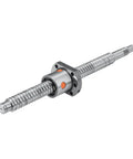 32Mm C7 Rolled Ballscrew Assembly With Single Or Double Nuts 5Mm 10Mm Lead Custom Sizes 300Mm To 2500Mm showing the precision part for CNC routers.