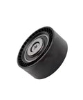 Up Your Ride With This Sick Accessory Drive Belt Idler Pulley Built For BMW E70 X5 Models Requiring OE Part Number 11287542887 - black pulley on white background.