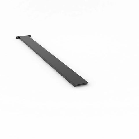Beefy Hidden Island Countertop Support Bracket For Granite Kitchens Heavy Duty Steel Mounts Matte Black 34 Inch