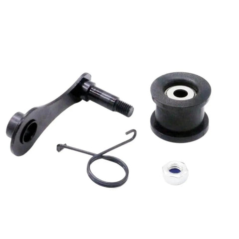 Ultimate Dirt Pit Bike Chain Tensioner Spring Roller Guide Wheel Kit For Moto ATV Quad Scooter With Easy Install And Tough Performance Parts, black metal kit