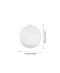 White plastic screw cover cap with dimensions from Plastic Screw Cover Caps Set 400 Pieces Hinged Design Multi Color Assorted For Furniture Tables And Cabinets