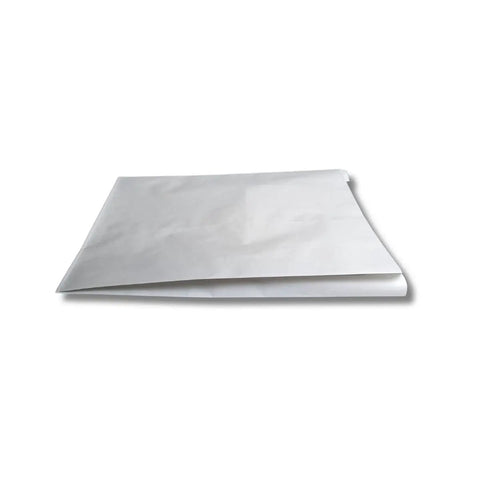 Flat White Kraft Paper Bags For Merchandise, Eco Friendly Recyclable And Compostable Packaging, 16 By 3.8 By 24 Inches, 500 Count