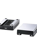 Sweet 80 Gigabit Speeds In A Rugged M.2 NVMe SSD Enclosure with black and silver design for external storage.