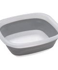 Collapsible Tub For Washing And Soaking, A Space Saving Foldable Utility Basin With Raised Feet For Quick Draining, Easy To Store