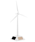 Kids STEM Solar Wind Turbine Model For Fun Hands On Learning And Desk Decor 3D Windmill Generator Toy and Educational
