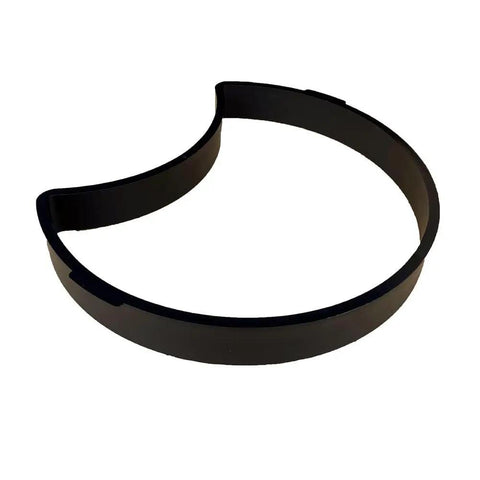 Crescent Moon Patio Molds Set For DIY Walkways, black ABS plastic crescent shape stepping stone mold for garden paths