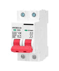 Built Like A Tank Heavy Duty Solar Circuit Breaker tailored for photovoltaic systems, DC 1000 V output switch, 63 amp capacity.