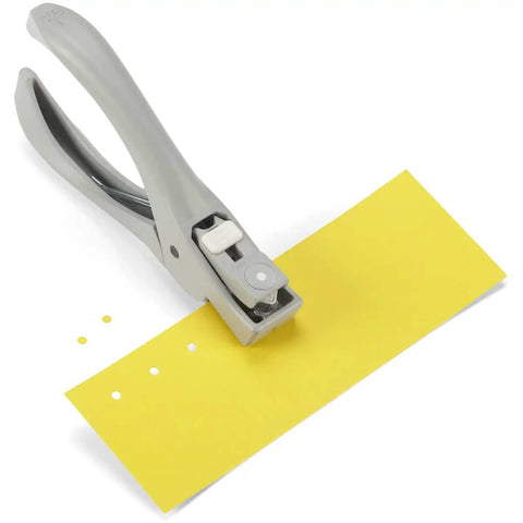Heavy Duty One Eighth Inch Circle Craft Punch For Cardstock Chipboard And Lightweight Metal With Locking Handle Storage