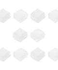 10 Pack Railing End Cap Terminal Bed Rail Protectors For Elderly Home Care Safety Bannister End Caps displayed on white.