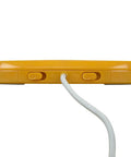 Big Candy Corn 2 Proximity Sensor Switch - No Touch Assistive Technology For Accessibility And Adaptive Communication, Featuring A Large Activation Surface For Easy Use By Fine Motor, Low Vision, And Sensory Needs. Yellow plastic switch with cable
