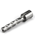 HSS annular cutter for magnetic drill press, 7/16 in cutting diameter, 3/4 in Weldon shank, side view