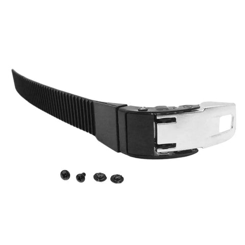 Replacement Inline Skate Strap And Mounting Kit For Fixing Roller Skates And Shoes Black With Nuts Included Durable 21 Cm By 2 Cm