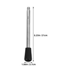 Two Pack M10 Threaded Clamping Rod Handles Metal Revolving Handwheel with 210mm length