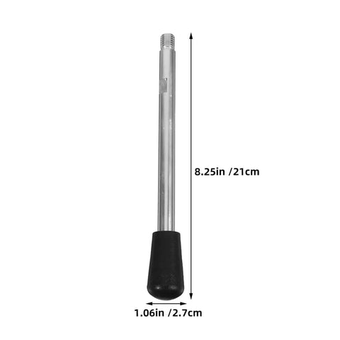 Two Pack M10 Threaded Clamping Rod Handles Metal Revolving Handwheel with 210mm length