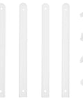 Heavy Duty 7.28 Inch Drawer Slides Cabinet Rails With Accessories Built Tough Quiet Silky Smooth Glide For Kitchen Cabinets Dressers TV Cupboards Heavy Load Support And Minimal Noise white metal slides with mounting hardware