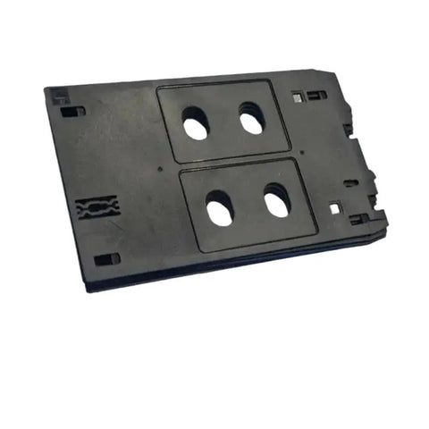 Heavy Duty Pvc Id Card Tray Replacement Part For Easy Peasy Workflow Compatible With Canon Inkjet Printers, black plastic feed insert.