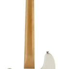 Mike Dirnt Roadworn Precision Bass RW White Blonde With Classic 51 And 55 P Bass Styling Modern Punk Pop Tone From Custom 59 Split Single Coil Nitrocellulose Road Worn Finish Hardshell Case Included, rear view