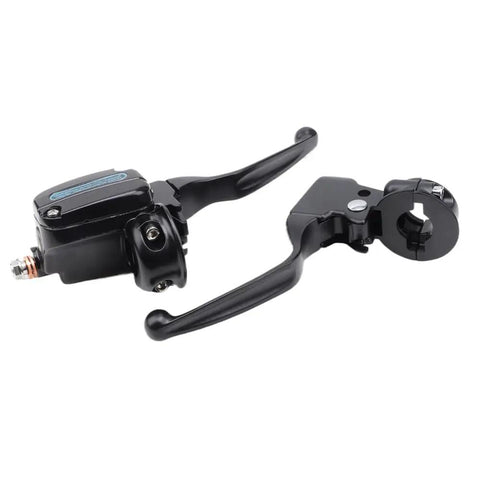 Motorcycle Black Brake Clutch Lever Master Cylinder With Aluminum Alloy Housing And Stainless Steel Piston Durable And Corrosion Resistant