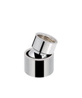 Solid Brass Shower Head Swivel Ball Connector For 8 Inch Shower Head With G One Half Male Thread 360 Degree Adjustable Swivel Chrome Finish RustProof No Fuss Install And No Flow Restriction, chrome brass connector