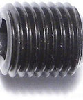 Seven Sixteenth By Twenty Socket Set Screws One Half Inch Long Headless Hex Grub Screws Fine Thread Steel Zinc Plated Eight Pack