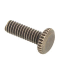 Thumbhead Screws 8-32 Antique Brass Finish, 3/4 Inch Long, Steel, Pack Of 5, Ideal For Lamps, Lighting Fixtures, And General Hardware Uses Great For Quick Lamp Repairs, Fixtures, And General Home Projects, close-up view showing screw detail