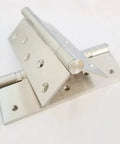 Heavy Duty 6 Inch Ball Bearing Door Hinges For Wood Doors With Mounting Hardware, 6 X 4 Inch, Stainless Steel 304, Square Corner
