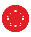 Red Hook And Lock ROS Sanding Discs For Wood Metal And Plastics 5 Inch 80 Grit Coarse Ceramic Blend 8-hole pattern for orbital sanders