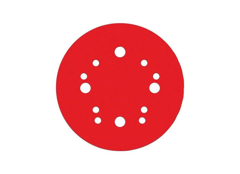 Red Hook And Lock ROS Sanding Discs For Wood Metal And Plastics 5 Inch 80 Grit Coarse Ceramic Blend 8-hole pattern for orbital sanders