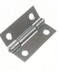 Bulk Four Hundred Built Tough Door Butt Hinges Made From Bright Zinc Plated Steel With A Rust Resistant Shield For Cabinets Offers Smooth As Butter Movement And No Sweat Installation In A Badass One Point Five Inch Frame Ready Set - close-up of a shiny zinc plated steel hinge.