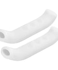 White Silicone Brake Lever Covers For Road And Mountain Bikes Dope Anti Slip Grips Protect Your Levers 0.39 By 0.39 Inches Easy Install Bonus Fit For Most Bikes.