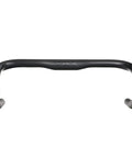 Pro Grade Full Carbon Road Drop Handlebar 31.8mm Clamp Lightweight 128mm Drop 89mm Reach UD Matte Black shown from front angle