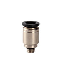 Get These 5pcs M3 To M6 Push-In Quick Connect Air Fittings With One Touch Design For Straight Couplers And Pneumatic Pipe Hose Tube Connectors That Make Your Job A Cinch. M3-M6 1/8 BSP male thread push-in pneumatic fitting, metal and black ring