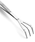 Precision Bonsai Tweezers And Rake Scraper Tool Set For Detailed Shaping And Soil Maintenance Stainless Steel Hand Tools For Plant Care Ideal For Hobbyists And Professionals Model JTT02 stainless steel rake and scraper tool close-up