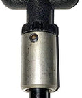 Pack Of Four Heavy Duty Spring Loaded Pull Pins With Weld On Steel Barrel One Inch Diameter And One And Half Inch Length One Half Inch Diameter Steel Plunger Black Plastic T Handle Two And Quarter Inch Wide Knurled Lock Nut With Safety Set Screw For