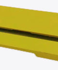 Heavy Duty Table Saw Throat Plate Insert Compatible With Dewalt Dw744 Dw745 Dwe7490x, yellow flat surface for precision cuts.
