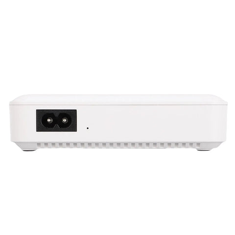 Top Shelf Uninterruptible Power Supply With Dc Output And 7800Mah Ups Battery Backup To Keep Routers And Modems Running Smooth Through Blackouts side view showing DC port and design