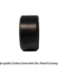 Heavy Duty 5/16 Inch Bore Shaft Collar With Zinc Plated Solid Carbon Steel Lead Screw Lock Ring, set screw side view