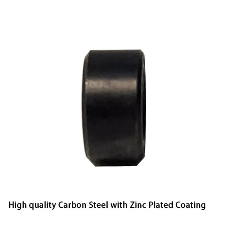 Heavy Duty 5/16 Inch Bore Shaft Collar With Zinc Plated Solid Carbon Steel Lead Screw Lock Ring, set screw side view