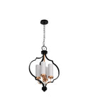Modern Orb Chandelier With 3 Lights In Black And Gold, Frosted Glass Shades, Dope Pendant Light For Kitchen Island, Dining Room, Bedroom Or Foyer
