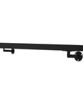 Seriously Sturdy Flush Handrail Crafted From Premium Stainless Steel For Modern Indoor Wall Mount Stairs, black wall mount handrail profile.