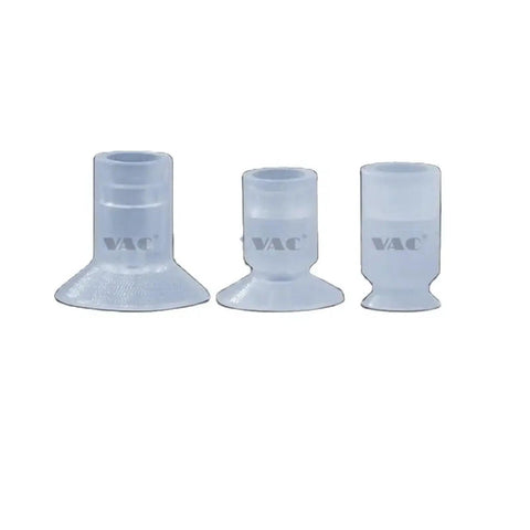 1Pcs Mini Industrial Vacuum Suction Cup Nozzle ZP-06UN, three sizes of transparent suction cups for automation systems.