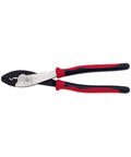 Pro Grade Heavy Duty Crimping And Cutting Tool For 10 To 22 AWG Solderless Terminals With Tapered Nose and Ergonomic Thumb Grip