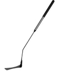 Double Edged Serrated Grass Cutter With 8 Inch Steel Blade And 22 Inch Soft Rubber Handle Beast Mode Heavy Duty Weed Whip Black