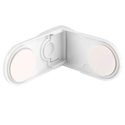 Baby Safety Lock For Cabinets Drawers And Fridge Stick On Adhesive Easy Install No Drill Needed Kid Proof ABS Durable Safe Non Toxic Eco Friendly White
