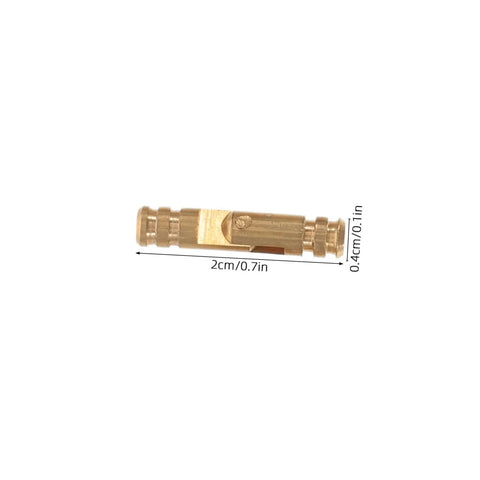 Brass Invisible Barrel Hinges Set 25 Pcs Concealed Small Cylinder Hidden Hardware close-up with dimensions