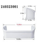 Refrigerator Door Bin Replacement 15.95 Inch Long Fits Frigidaire Kenmore Side Door Shelf dimensions listed