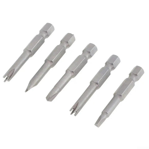 Special Shaped Screwdriver Bit Set With Chrome Vanadium Steel For Repairing Electronics Game Consoles And Toys Includes 50mm Triangle U Y Security Bits Driver Tools Kit Perfect For Tough Jobs, 5 bits