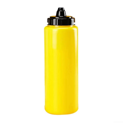 Yellow bottle similar to Leak Proof Hydration Bottle For Cycling And Outdoors With Lightweight PE Plastic Wide Mouth Water Jug For Hiking Gym And Travel